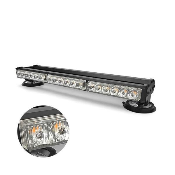 4 Sides LED Flashing Light Bar Amber COB LED Strobe Light Bar 36W