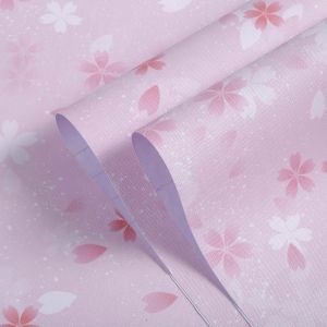 Quality Self-adhesive PVC Vinyl Wallpaper Bedroom Wall Decoration Wall Paper Pink Wallpaper for sale
