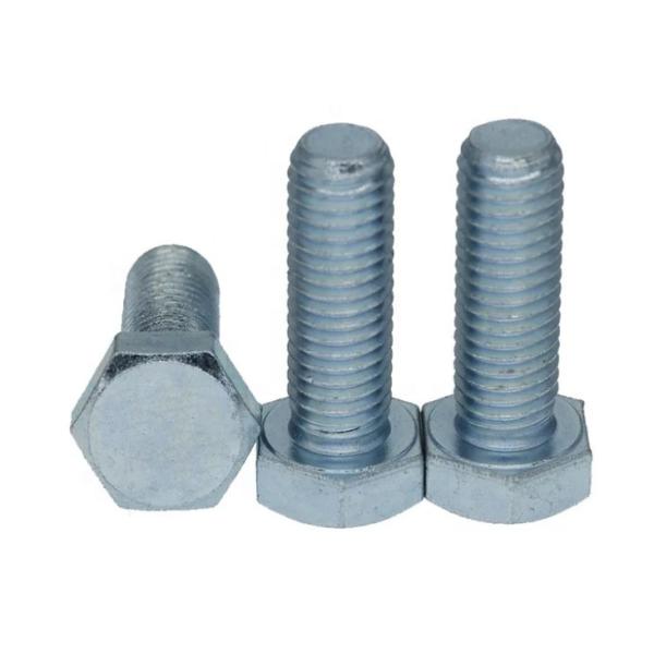 DIN 933 Hexagon Head Bolts Carbon Steel Class 4.8 Blue Zinc Full Threaded Hex Bolt