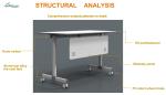 Rectangular White Folding Table with 25mm Thickness Top Included