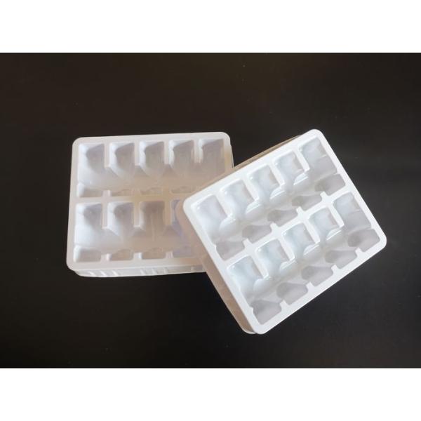 Medical 2ml Bottles Packaging PVC Transparent Blister Trays In Stock 2
