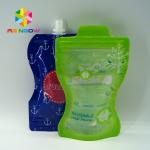Reusable Food Pouch Packaging / Leak Proof Baby Food Pouches With Dual Zipper