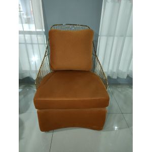 Strong Resilience 61cm 44cm Wrought Iron Sofa Set