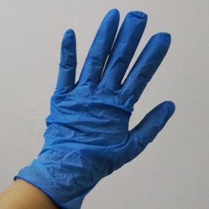 China CE 9MPa Powder Free Nitrile 0.83mm Vinyl Examination Gloves on sale