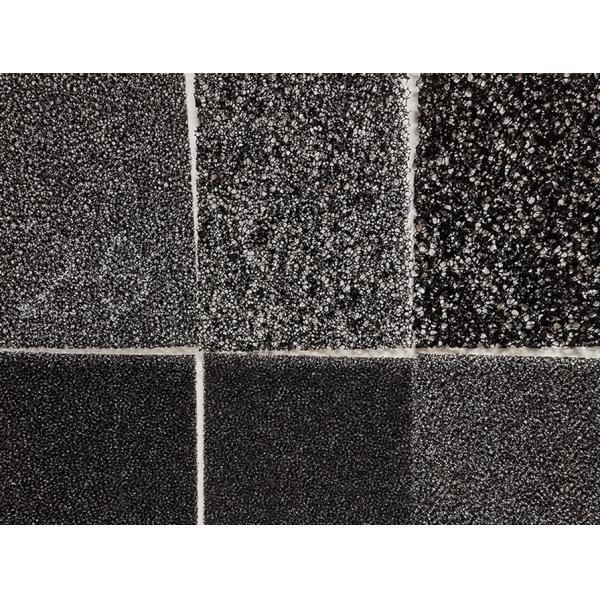 15-60PPI Black Color Polyester Fire Retardant Air Filter Cotton