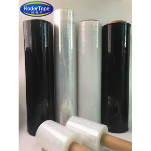 Quality 300% Elongation Rate Manual Lldpe Stretch Film Pallets Wraping Cast for sale