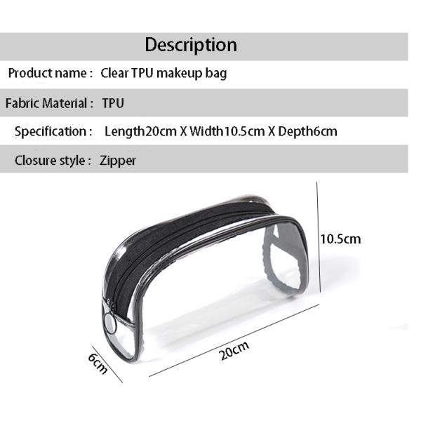 TPU transparent travel makeup bag net hot multi-functional lady wash bag