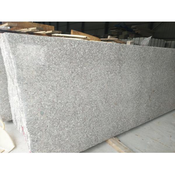 Red Stone Polished Granite Slabs Tiles Flamed Bush Hammered Color Uniformity