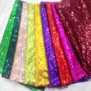 Quality 3mm Sequin Fabric in Different Color  DIY Decoration Fashion Garment Fabric for sale
