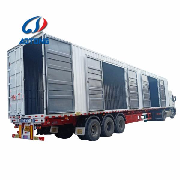 3*13ton Axle Steel Semi Cargo Trailer for Livestock Transport in Nigeria and Australia