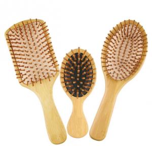 Quality Detangling Hair Brush Set Natural Bamboo For Hair Beauty Care for sale