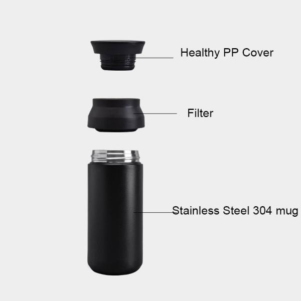 OEM Small BPA Free Double Insulated Bottle Metal Water Flask Keep Milk Cocoa Hot For 6hrs