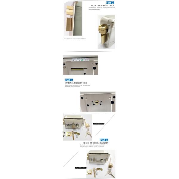 Nickel Plating Rim Door Locks
