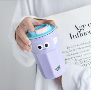 400ml Double Wall 316 Stainless Steel Vacuum Mug With Strap