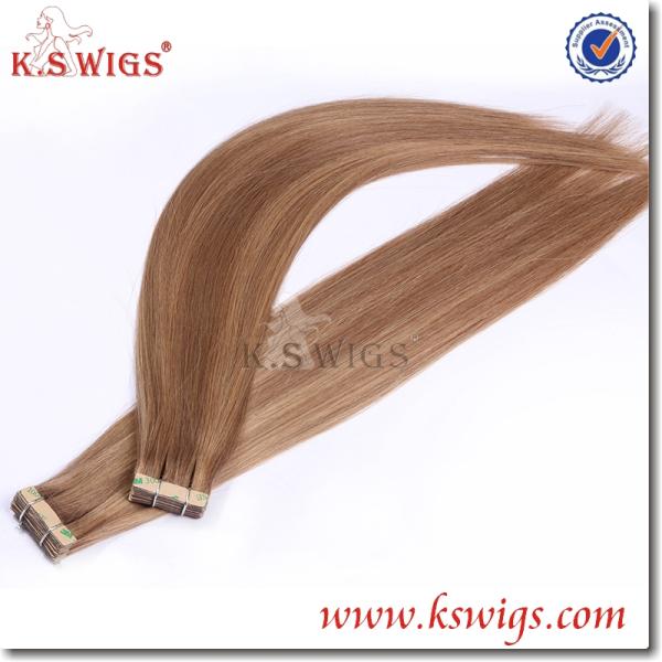 AAAAA 100% High quality Russian human hair extension-tape hair, 20pcs/pk