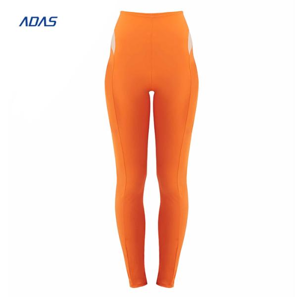 Sublimation Compression Camo Yoga Leggings High Waist Sportswear Fitness Spandex / Polyester 300gsm