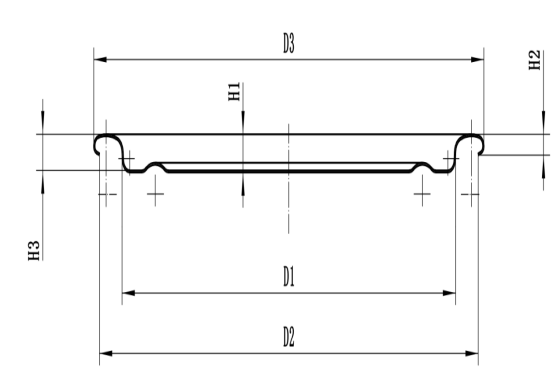 Food Packaging Tinplate Can Lids 202 Can Ends 52.3mm TFS Hard Open Ends