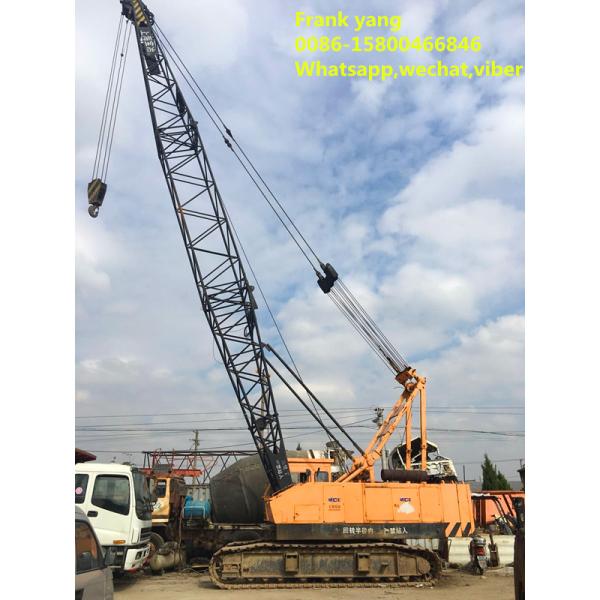 Hydraulic Systems HITACHI Lattice Boom Crawler Crane 35 Ton SGS Approved