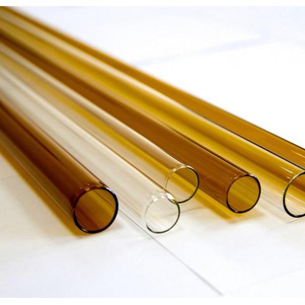 Silk Screen Printing Clear Glass Tube Medicine Packing Borosilicate Glass Tubing