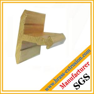 Quality stairway floor brass extruion sections copper extruion profiles for sale