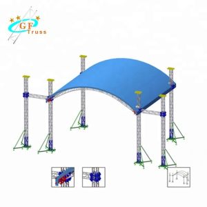 Quality 1m Aluminum Lighting Truss Arc Roof Exhibition Use for sale