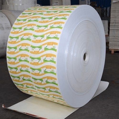 Food Garde Heat Insulation Oilproof Single PE Coated Paper Roll For Food Containers