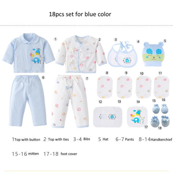 Golden supplier 100% cotton baby clothings gift clothes box newborn new born baby gift set