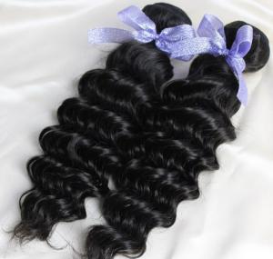 China Natural Black grade 6a virgin brazilian hair ,  Softy Hair Extension on sale