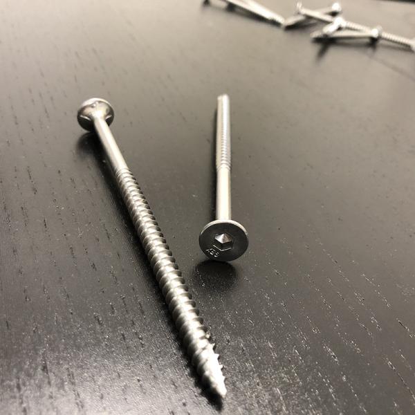 Bulge Batten Screws 14G x 125mm G304 Stainless Steel Screws T17