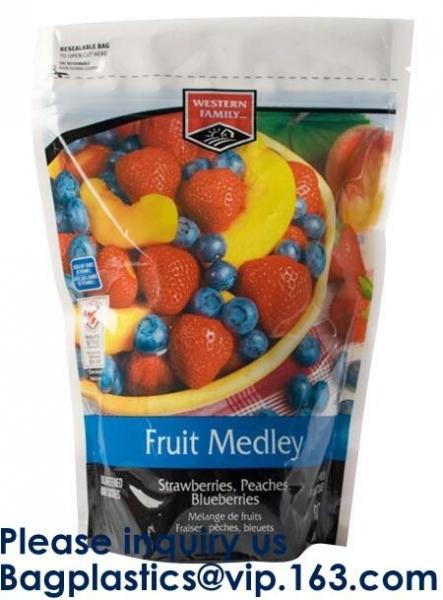 Food Plastic Bag Printing Resealable Stand Up Pouch Dried Fruit Package Bag,Custom Printing Food Grade Smell Proof Ziplo