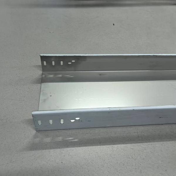 Silver Ss Cable Tray Durable And Fits Most Standard Cables For Compatibility Outdoor Cable Tray