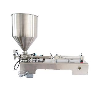 220V 10w Viscous Paste Filling Machine 5000ML 30bph DG500