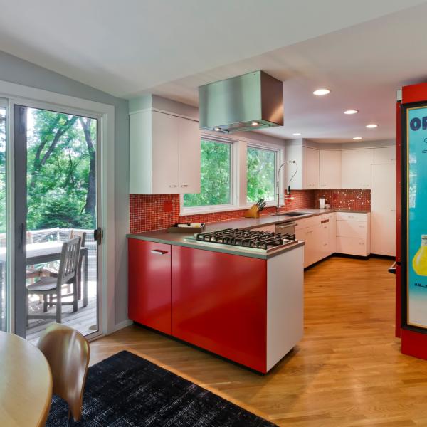 Flat Panel Glossy Red Lacquer Fitted Kitchen Units Set Modern Designs Furniture Cabinet