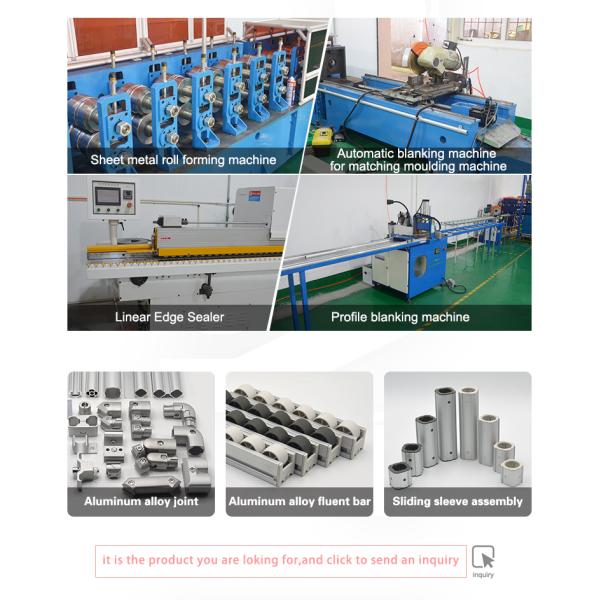 Cylindrical Profile Esd Tube Aluminium Material Grit Blast Surface For Workshop