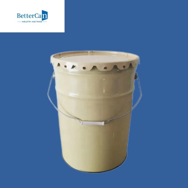 Empty Metal Paint Bucket 5 Gallon Open Head Steel Pail UN Certified