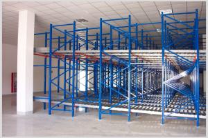 Quality Smart Gravity Flow Racks Heavy Duty Gravity Roller Racking System for sale