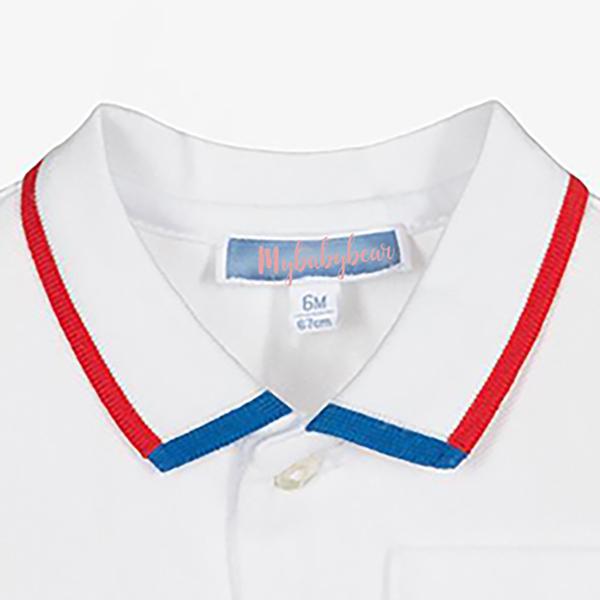 2023 Summer Short sleeve Polo neck short pants Toddler Baby Clothing Sets