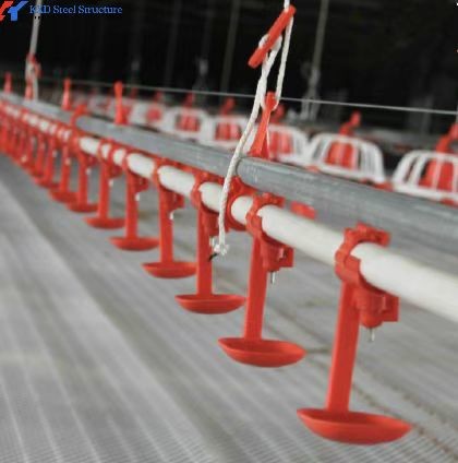 A Type H Type Battery Cage Automatic Feeding System For Broiler Poultry Farming