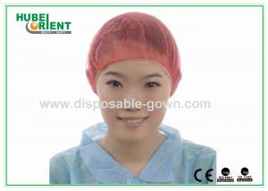 China PP Nonwoven Colorful Disposable Scrub Caps / Mens Surgical Caps on sale