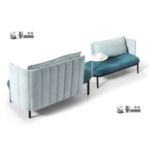 Quality Ergonomic Iron Lobby Seating Furniture Design Sofa 0.25cbm for sale