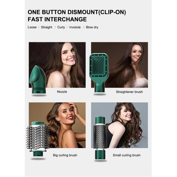 Mestar Hair Dryer Straightener Curler And Volumizer Brush 4 In 1