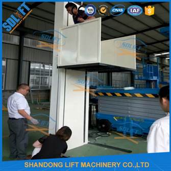 image004.jpg Aluminum Alloy Powder Coating Hydraulic Wheelchair Lift , Patient Lifting Hoists