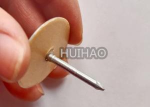 Quality 1 Length Galvanised Cup Head Capacitor Discharge Cd Weld Pins With Paper Washer for sale