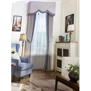 Hollowed White Cotton Lace Embroidery Muslin Curtains Blackout Window Hotels