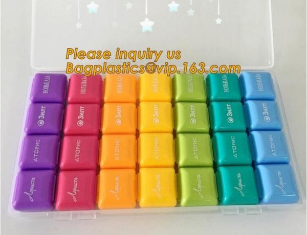 Pill Box for Pharamcy Promotion free pill box fancy weekly pill box,tablet drug color Monthly planner Compounding Medica