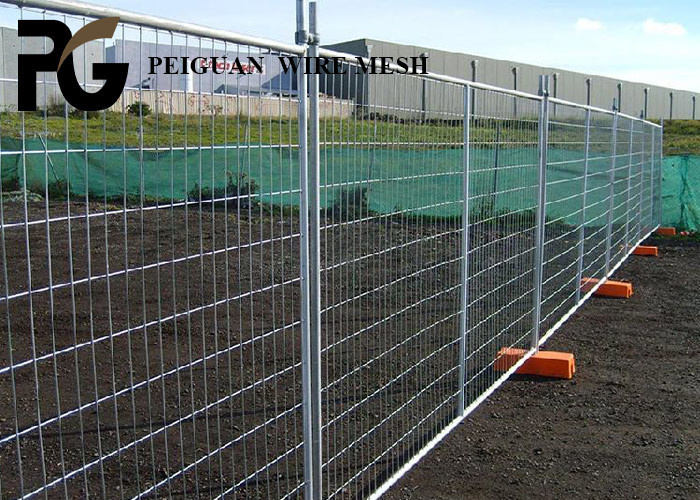 Quality Plastic Feet Construction Site Fence Panels for sale