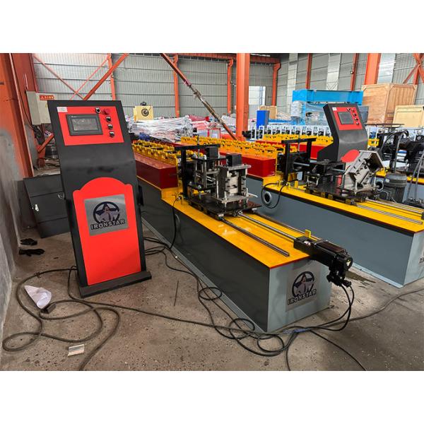 Omega profile roof batten roll forming machine in Egypt Top hat roll forming machine Raw material: Galvanized steel