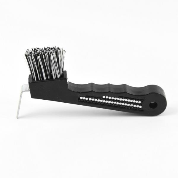 Hoof Trimming Horse Hoof Cleaning Tool With Black / White Zebra Pattern Rhinestones