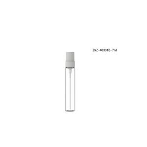 Quality Transparent PET Plastic Mist Sprayer 7ml Mini Perfume Bottle Refillable for sale