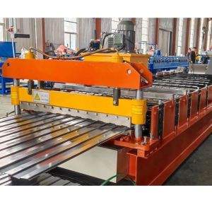 Quality 0.3-0.5mm Thickness PPGI Liner Cladding Roll Forming Machine Metal Roof Sheet Making Machine for sale